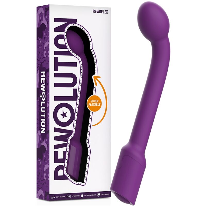 REWOLUTION - REWOFLEX VIBRATEUR STIMULATEUR DE POINT G FLEXIBLE REWOLUTION