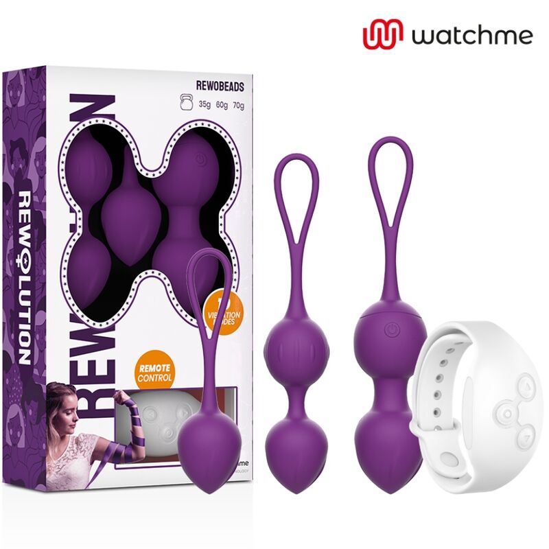REWOLUTION - REWOBEADS BALLES VIBRANTES TÉLÉCOMMANDE AVEC TECHNOLOGIE WATCHME REWOLUTION