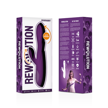 REWOLUTION - REWORABBIT VIBRATEUR FLEXIBLE AVEC LAPIN REWOLUTION