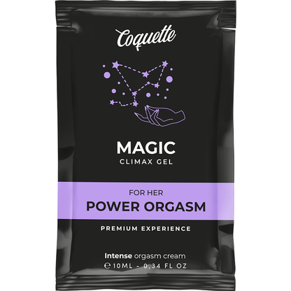 COQUETTE CHIC DESIRE - GEL CLIMAX POCKET MAGIC POUR SON GEL AMÉLIORANT LORGASME 10 ML COQUETTE COSMETICS