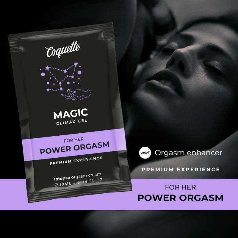 COQUETTE CHIC DESIRE - GEL CLIMAX POCKET MAGIC POUR SON GEL AMÉLIORANT LORGASME 10 ML COQUETTE COSMETICS
