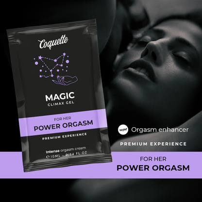 COQUETTE CHIC DESIRE - GEL CLIMAX POCKET MAGIC POUR SON GEL AMÉLIORANT LORGASME 10 ML COQUETTE COSMETICS