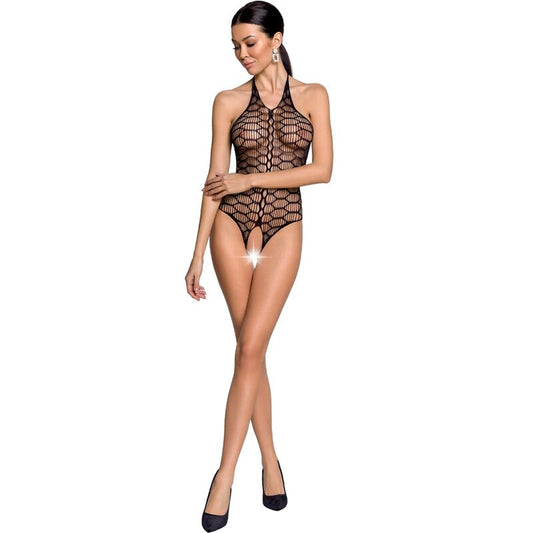 PASSION - FEMME BS087 BODYSTOCKING NOIR TAILLE UNIQUE PASSION WOMAN