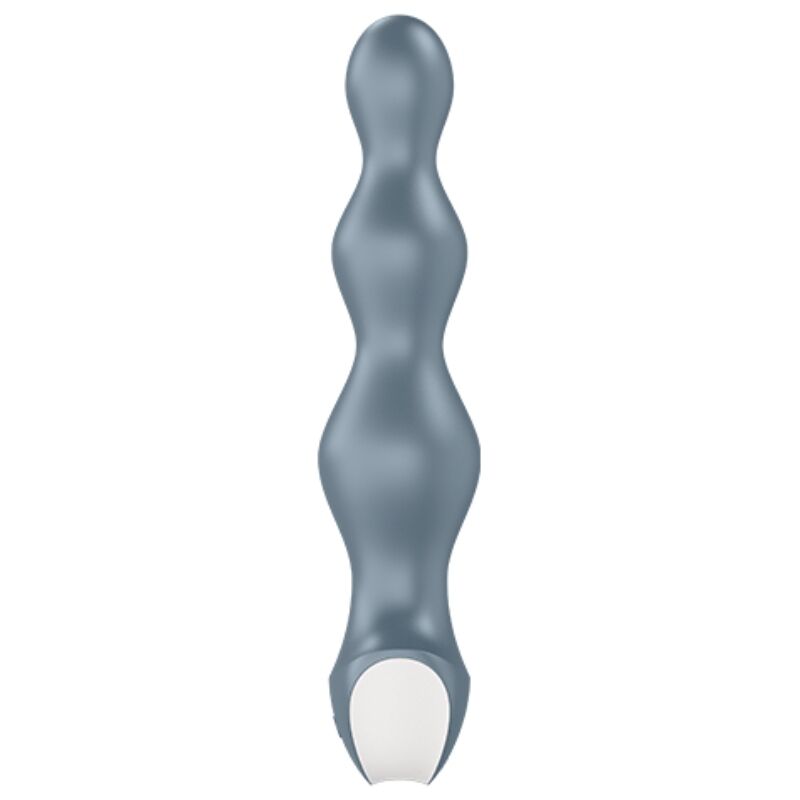 SATISFYER - VIBRATEUR LOLLI PLUG 2 PLUG  GRIS SATISFYER PLUGS