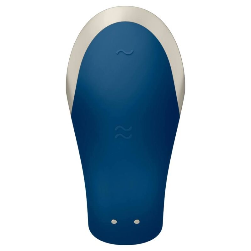 SATISFYER - VIBRATEUR DOUBLE LOVE LUXURY PARTNER BLEU SATISFYER PARTNER