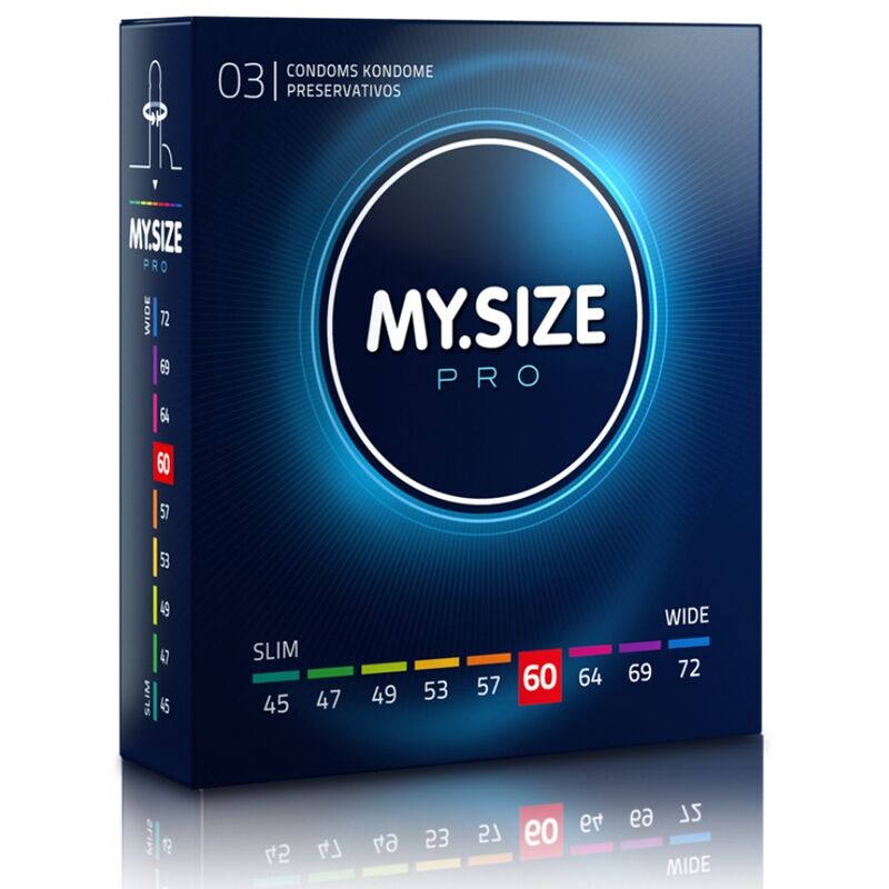 MY SIZE - PRO PRESERVATIFS 60 MM 3 UNITES MY SIZE PRO