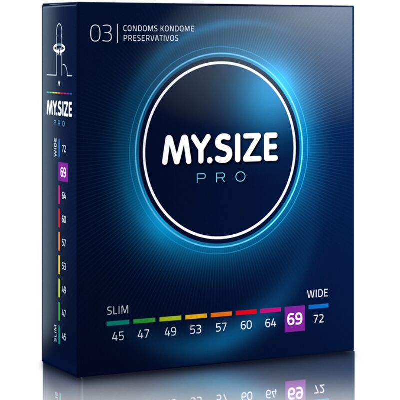 MY SIZE - PRO PRESERVATIFS 69 MM 3 UNITES MY SIZE PRO