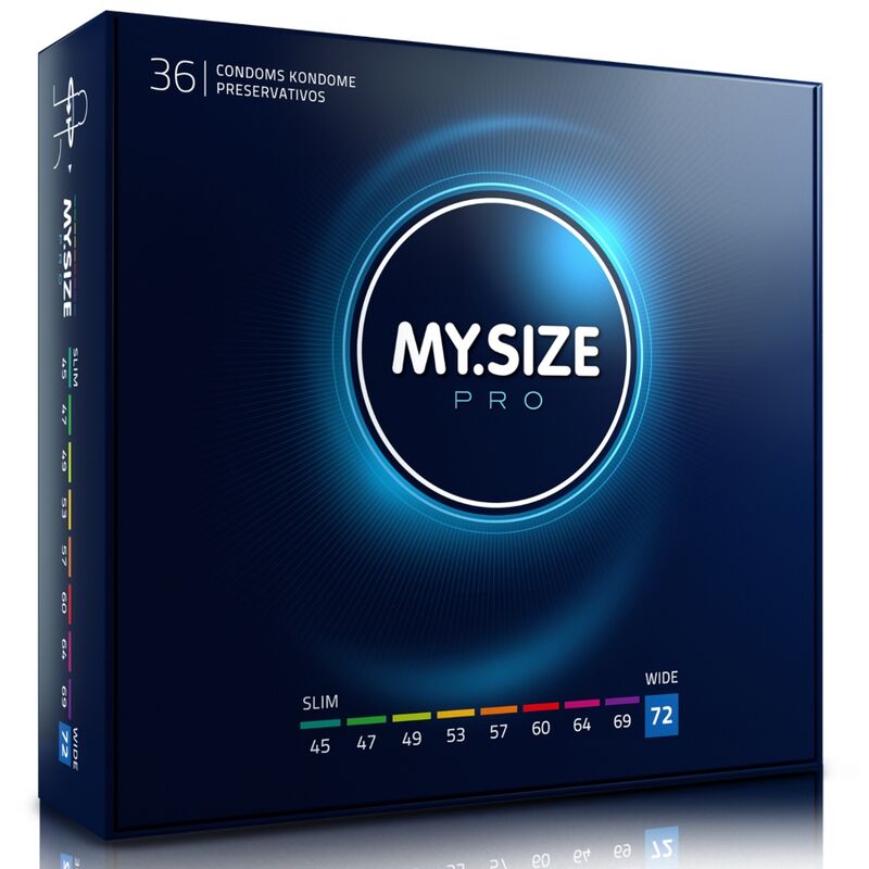 MY SIZE - PRO PRÉSERVATIFS 72 MM 36 UNITÉS MY SIZE PRO