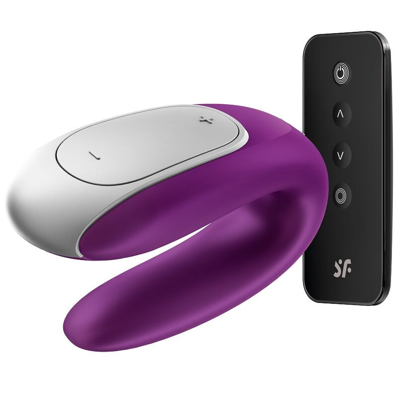 SATISFYER - VIBRATEUR PARTENAIRE DOUBLE FUN VIOLET SATISFYER CONNECT