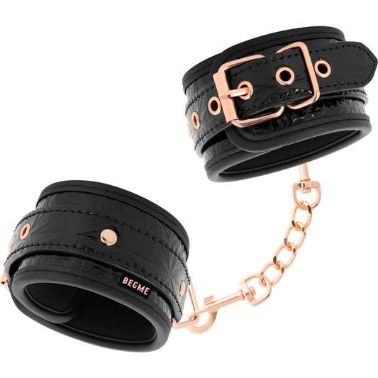 BEGME - BLACK EDITION PREMIUM MENOTTES POUR CHEVILLES BEGME BLACK EDITION