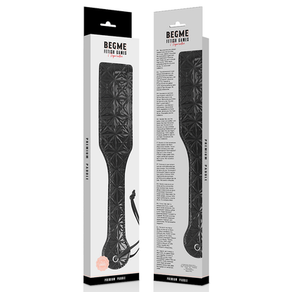BEGME - PADDLE EN CUIR VÉGÉTALIEN ÉDITION NOIRE BEGME BLACK EDITION