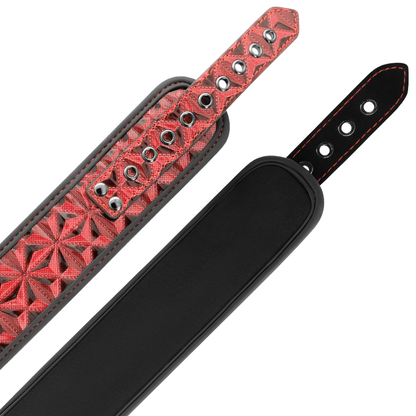 BEGME - COLLIER ÉDITION ROUGE AVEC PINCES  TÉLÉMON AVEC DOUBLURE EN NÉOPRÈNE BEGME RED EDITION