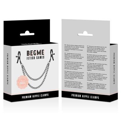 BEGME - PINCES  TAMELON RED EDITION AVEC CHAÎNE BEGME RED EDITION