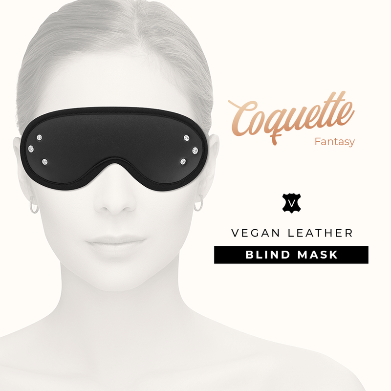 COQUETTE CHIC DESIRE - MASQUE FANTASY EN CUIR VÉGAN AVEC DOUBLURE EN NÉOPRÈNE COQUETTE FANTASY