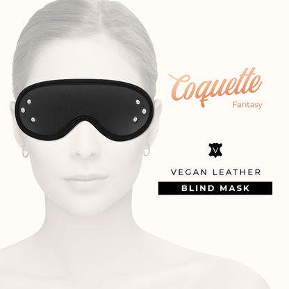 COQUETTE CHIC DESIRE - MASQUE FANTASY EN CUIR VÉGAN AVEC DOUBLURE EN NÉOPRÈNE COQUETTE FANTASY