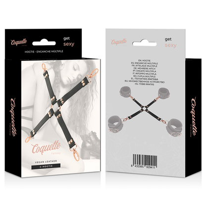 COQUETTE CHIC DESIRE - CRAVATE DE PORC FANTAISIE EN CUIR VÉGÉTAL COQUETTE FANTASY