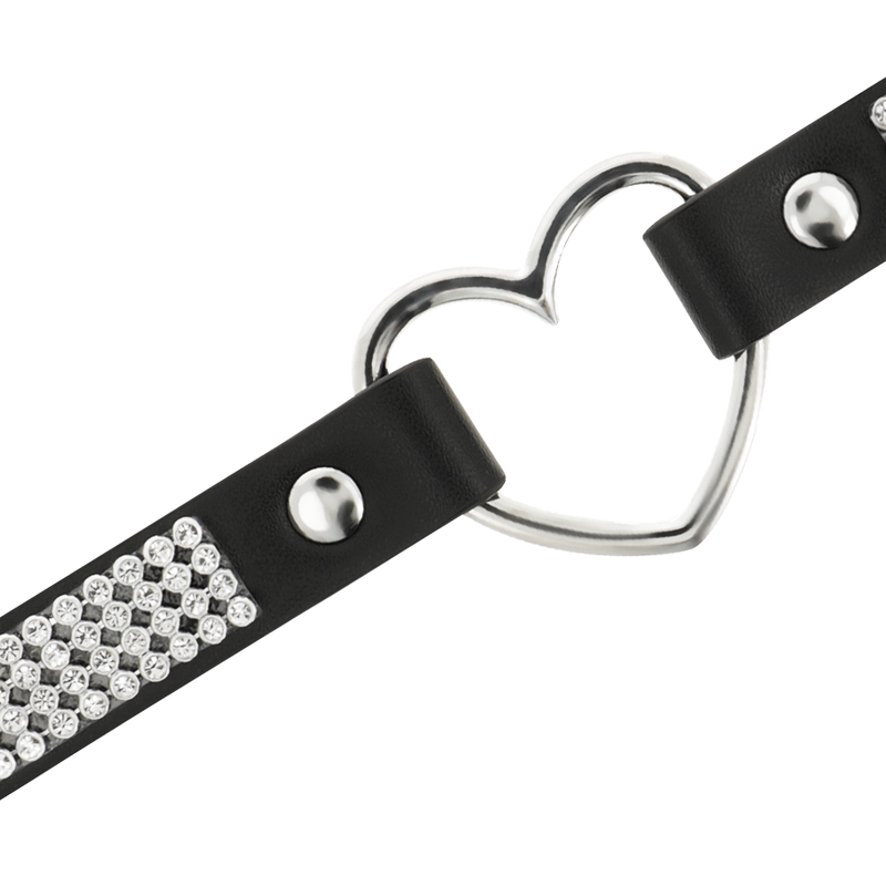 COQUETTE CHIC DESIRE - RAS DE COU EN CUIR VEGAN AVEC COEUR COQUETTE ACCESSORIES