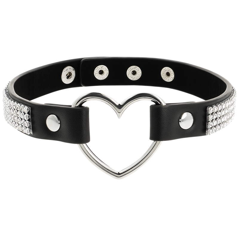 COQUETTE CHIC DESIRE - RAS DE COU EN CUIR VEGAN AVEC COEUR COQUETTE ACCESSORIES