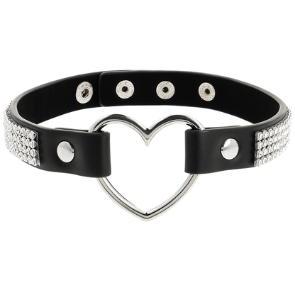 COQUETTE CHIC DESIRE - RAS DE COU EN CUIR VEGAN AVEC COEUR COQUETTE ACCESSORIES