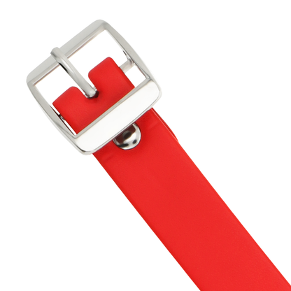 COQUETTE CHIC DESIRE - COLLIER CUIR VEGAN ROUGE FEMME ACCESSOIRE FÉTICHE COQUETTE ACCESSORIES