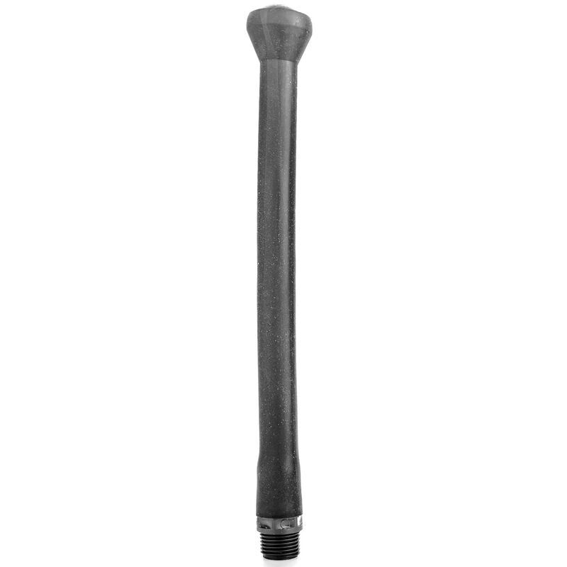 ALL BLACK - DOUCHE ANAL SILICONE SISTEMA STOPPER 27 CM ALL BLACK