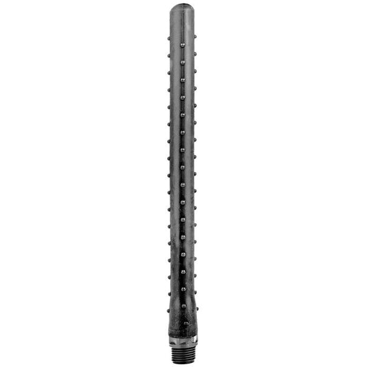 ALL BLACK - DOUCHE ANAL RIDÉE EN SILICONE 27 CM ALL BLACK