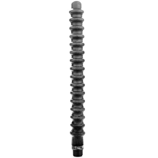 ALL BLACK - DOUCHE ANAL MEGA RIPPLE SILICONE 28,5 CM ALL BLACK