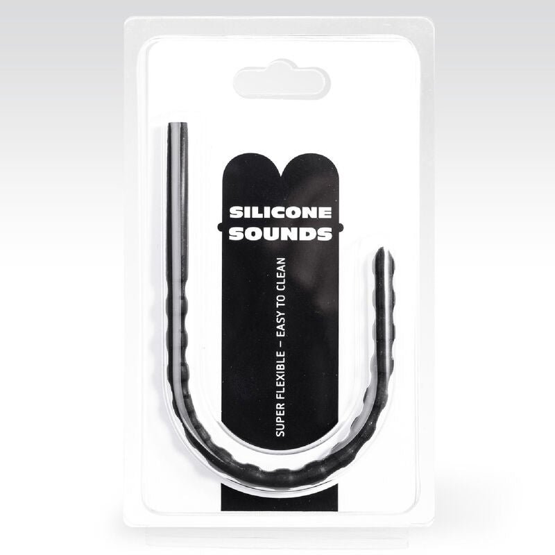 ALL BLACK - SONDE URÉTRALE EN SILICONE 8/10 MM ALL BLACK