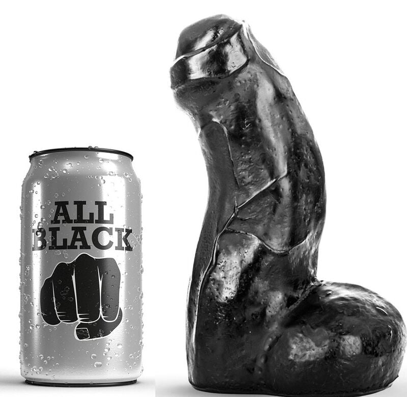 ALL BLACK - DONG RÉALISTE NOIR 17 CM ALL BLACK