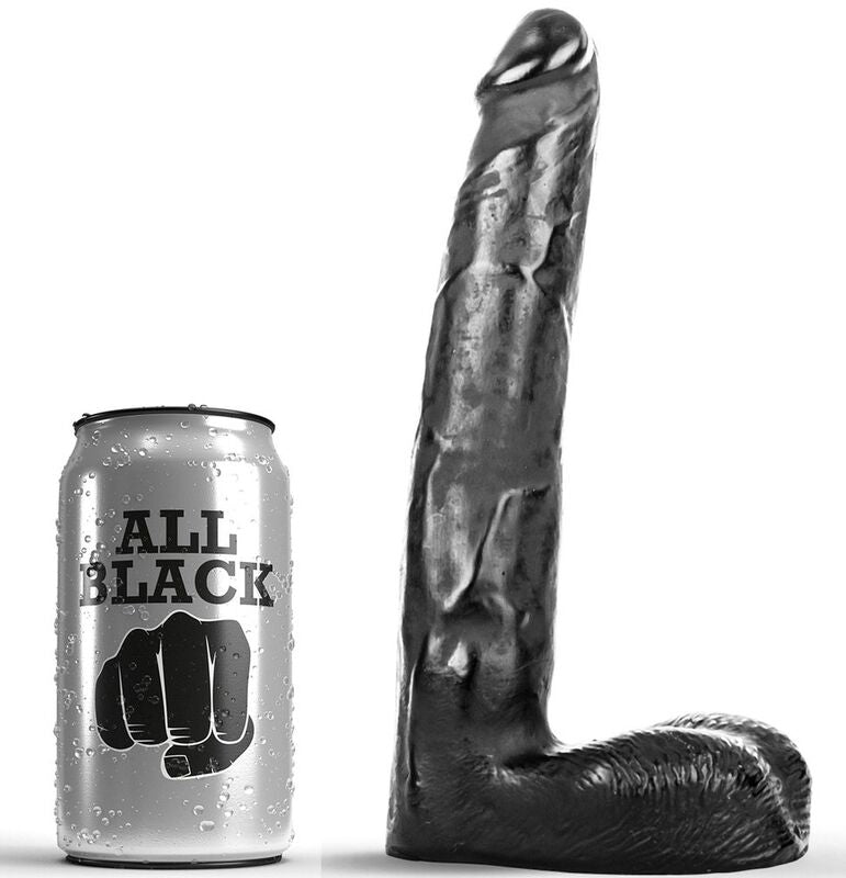 ALL BLACK - GODE RÉALISTE 21 CM ALL BLACK