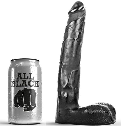 ALL BLACK - GODE RÉALISTE 21 CM ALL BLACK