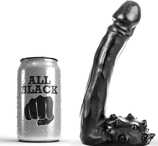 ALL BLACK - GODE RÉALISTE 19 CM ALL BLACK