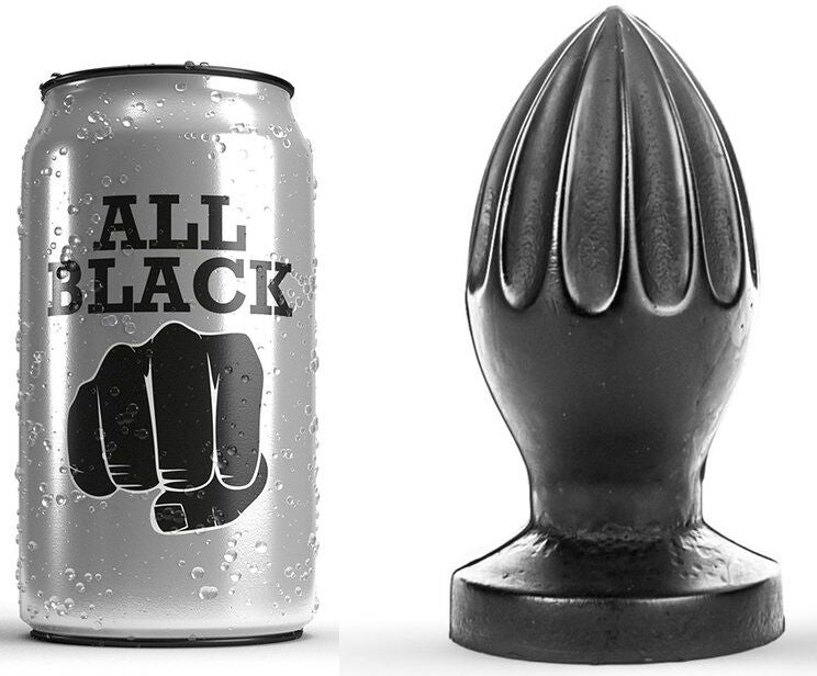 ALL BLACK - PLUG ANAL 12 CM ALL BLACK