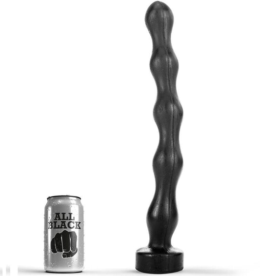 ALL BLACK - BILLES ANAL 41,5 CM ALL BLACK