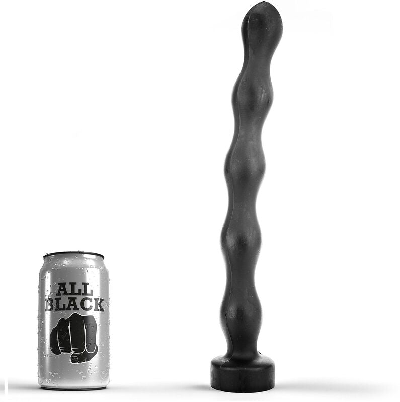 ALL BLACK - PLUG ANAL BALLE 32 CM ALL BLACK