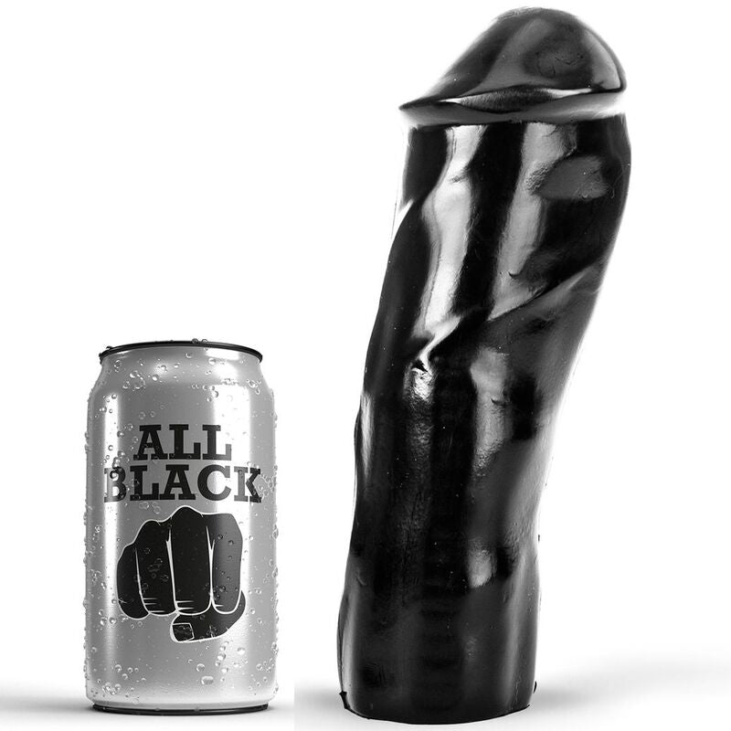 ALL BLACK - GODE RÉALISTE 20 CM ALL BLACK
