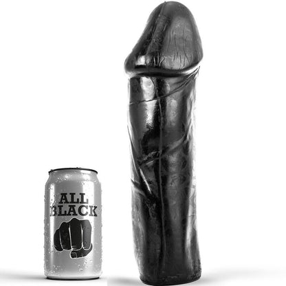 ALL BLACK - DONG 28 CM SANS TESTICULES ALL BLACK