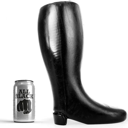 ALL BLACK - BOTTE DE FISTING SOUPLE GÉANTE 31 CM ALL BLACK