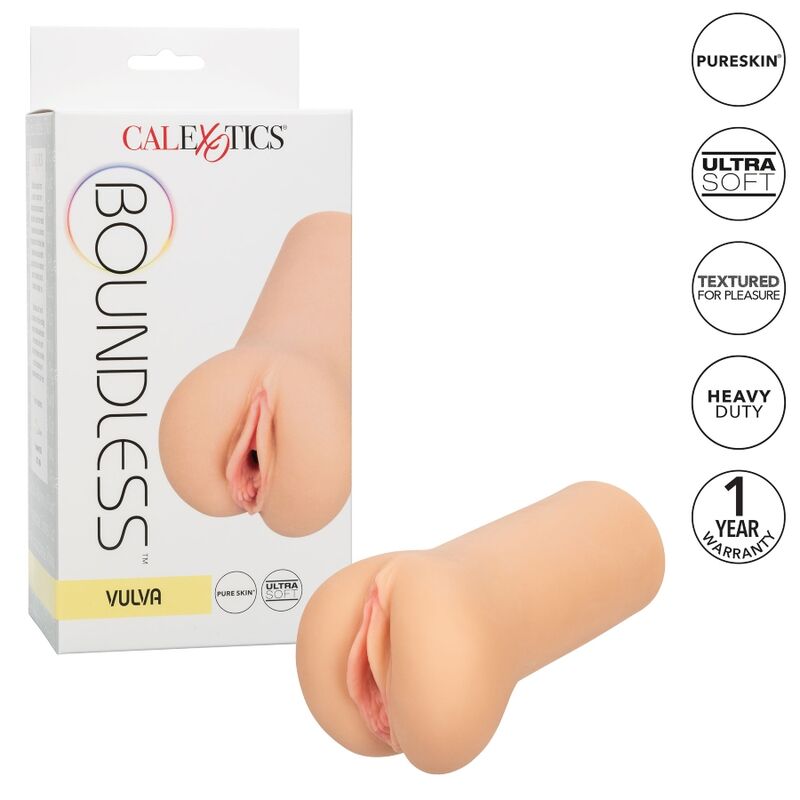 CALEXOTICS - BOUNDLESS VULVA STROKER - PEAU CLAIRE CALEXOTICS