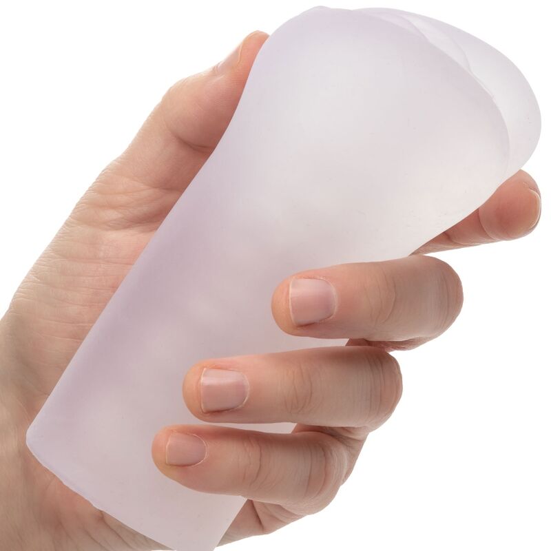 CALEXOTICS - BOUNDLESS VULVA STROKER - TRANSPARENT CALEXOTICS