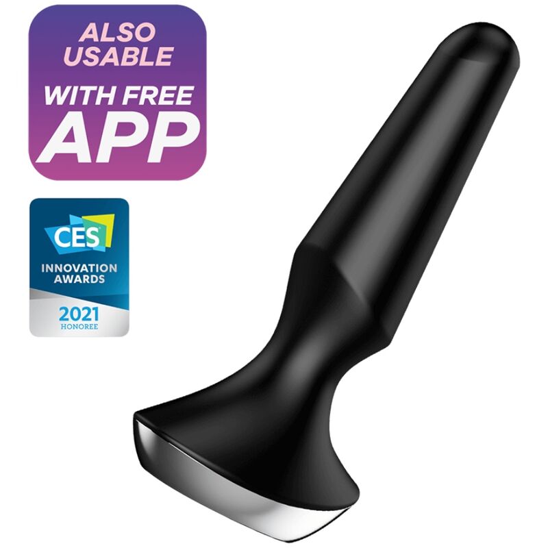 SATISFYER - VIBRATEUR PLUG ILICIOUS 2 PLUG NOIR SATISFYER CONNECT