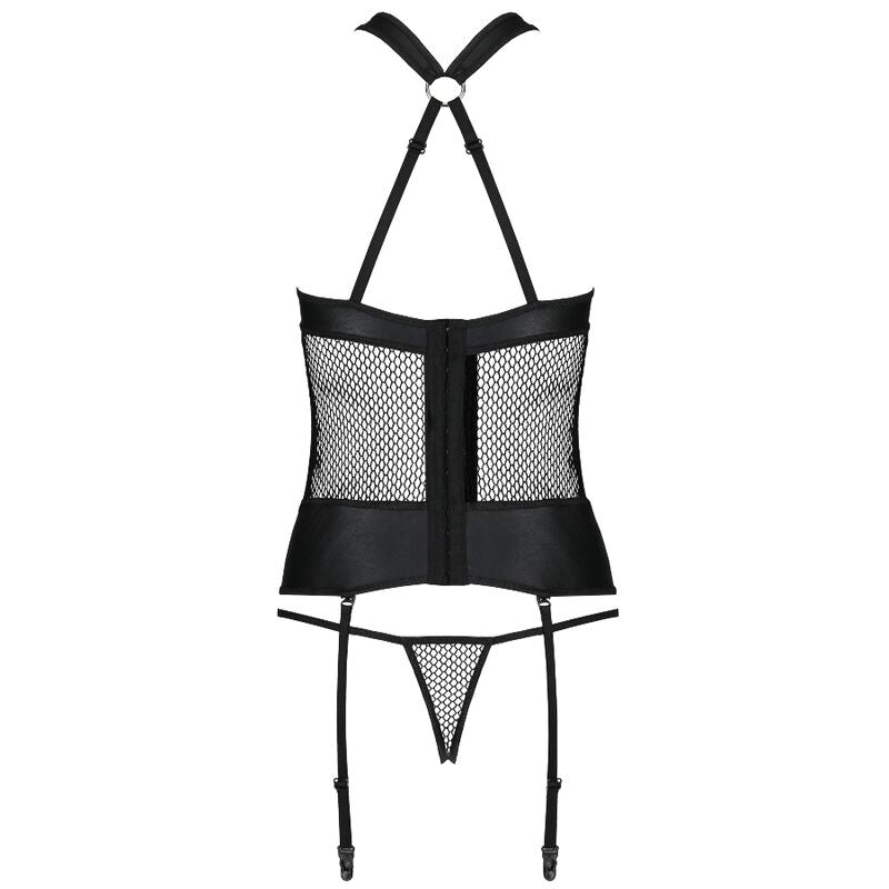 PASSION - AMANDA CORSET EN CUIR ÉCOLOGIQUE S/M PASSION WOMAN