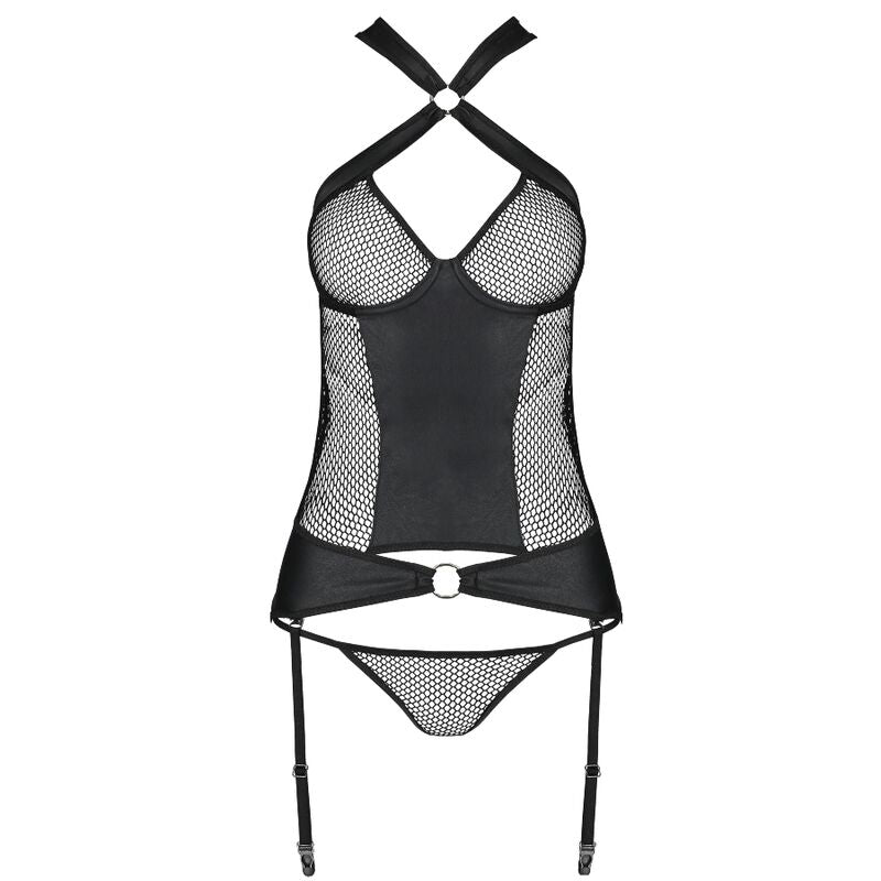 PASSION - AMANDA CORSET CUIR ÉCOLOGIQUE L/XL PASSION WOMAN