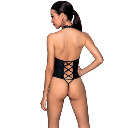 PASSION - NANCY BODY CUIR ÉCOLOGIQUE S/M PASSION WOMAN