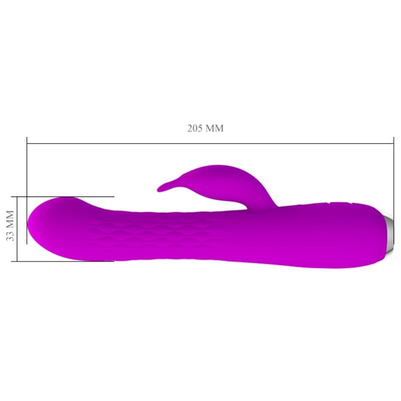 PRETTY LOVE - VIBRATEUR MOLLY AVEC ROTATION RECHARGEABLE PRETTY LOVE PARTY UP