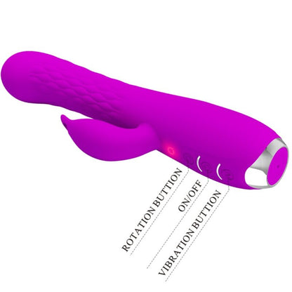 PRETTY LOVE - VIBRATEUR MOLLY AVEC ROTATION RECHARGEABLE PRETTY LOVE PARTY UP