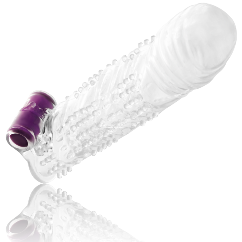 OHMAMA - GAINE PÉNIS TEXTURÉE AVEC BALLE VIBRANTE OHMAMA