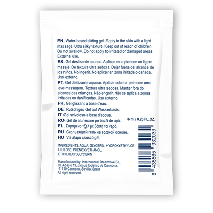 WATERFEEL - GEL DE GLISSEMENT NEUTRE  BASE DEAU 6 ML WATERFEEL