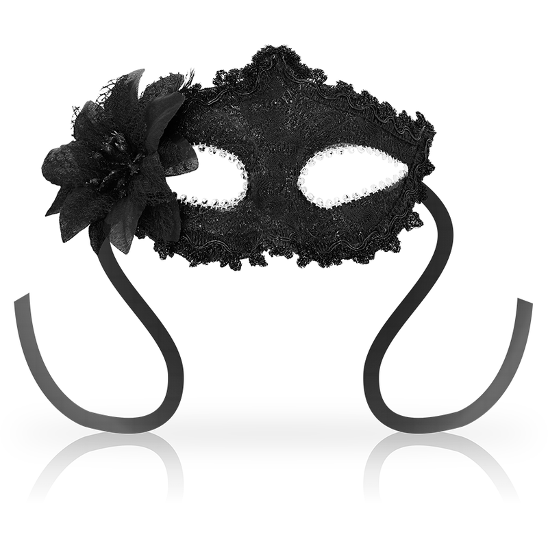 OHMAMA - MASQUES ANTIZAZ FLEUR CÔTÉ STYLE VÉNITIEN - NOIR OHMAMA MASKS