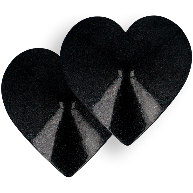 COQUETTE CHIC DESIRE - CACHE-MALIN COEURS NOIR COQUETTE ACCESSORIES